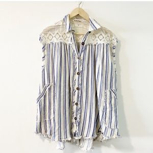 Free People button down shirt